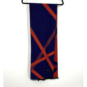 Bleu Nero New York Fringe Scarf Winter Cashmere Feel Soft Warm One Size